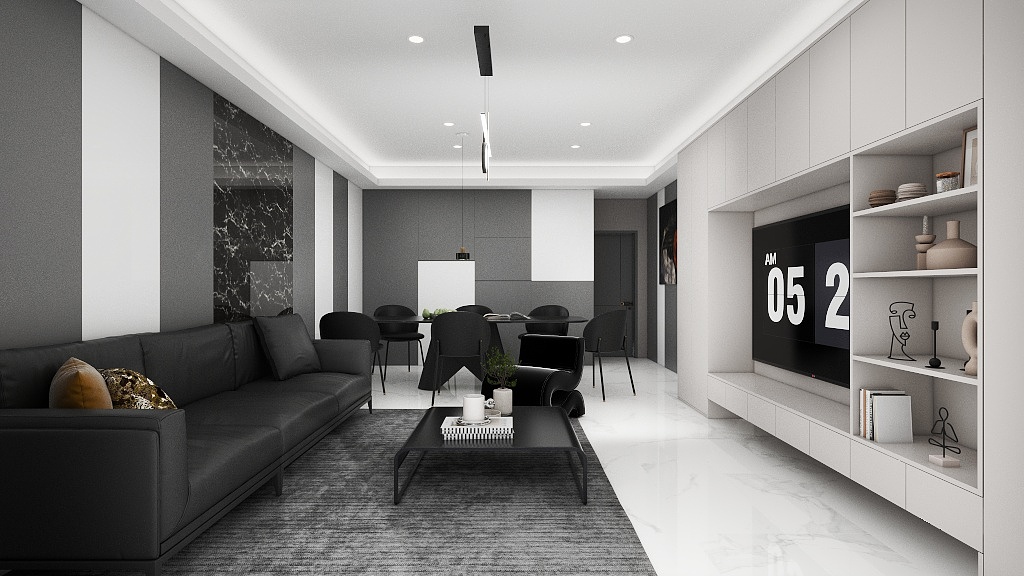 酒驹驹-保利东湾55㎡装修效果图