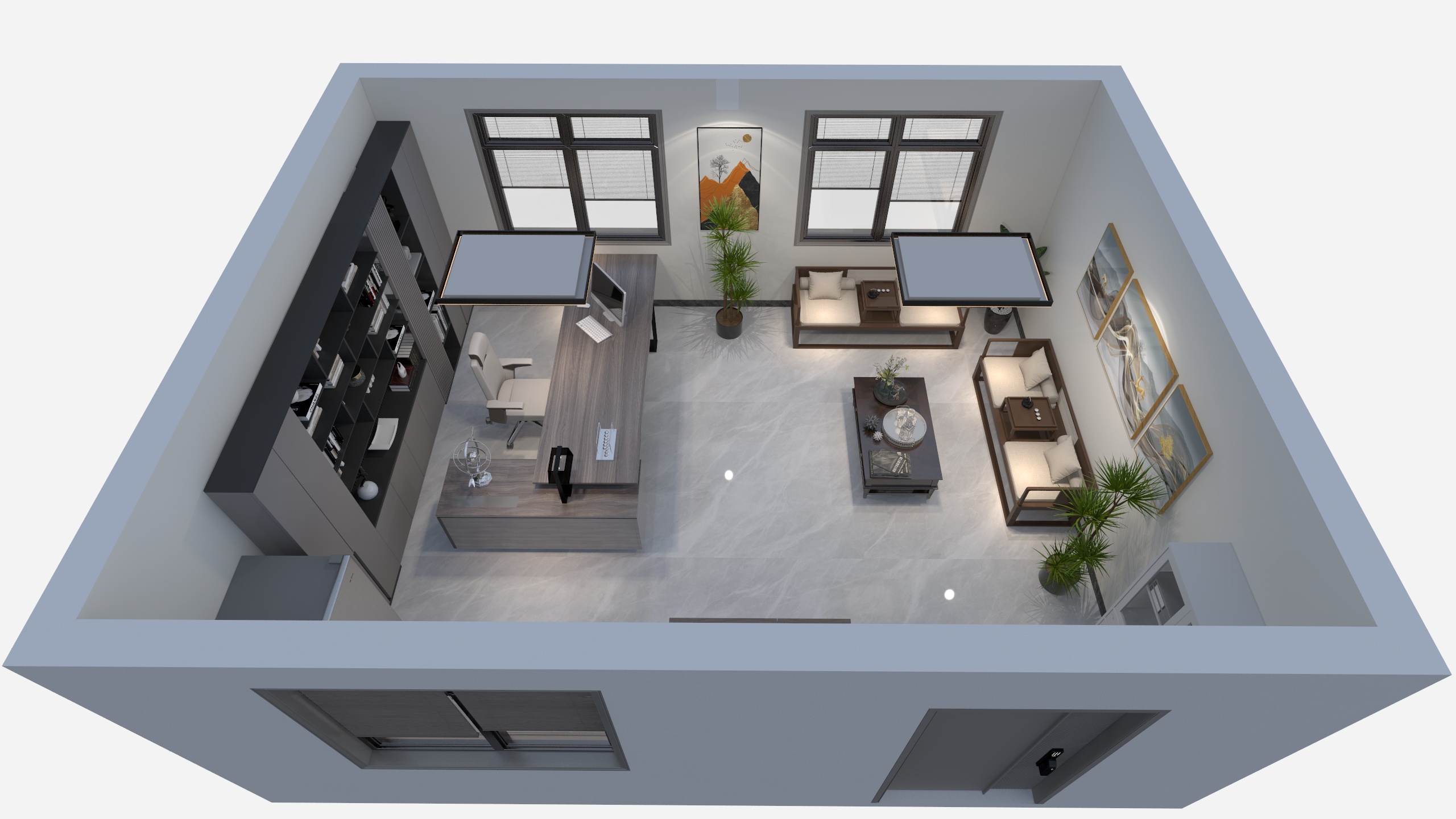 136****5866wPKB-办公室-装修设计方案