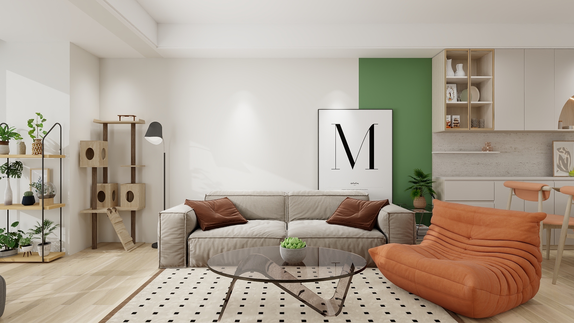 严尚佳-现代-装修设计方案