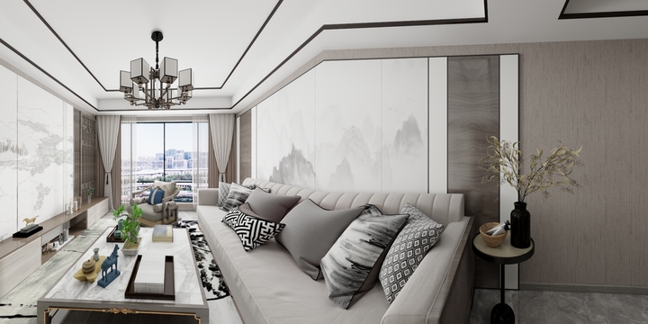 大唐设计Gkgk-一新国际社区B118.7-装修设计方案