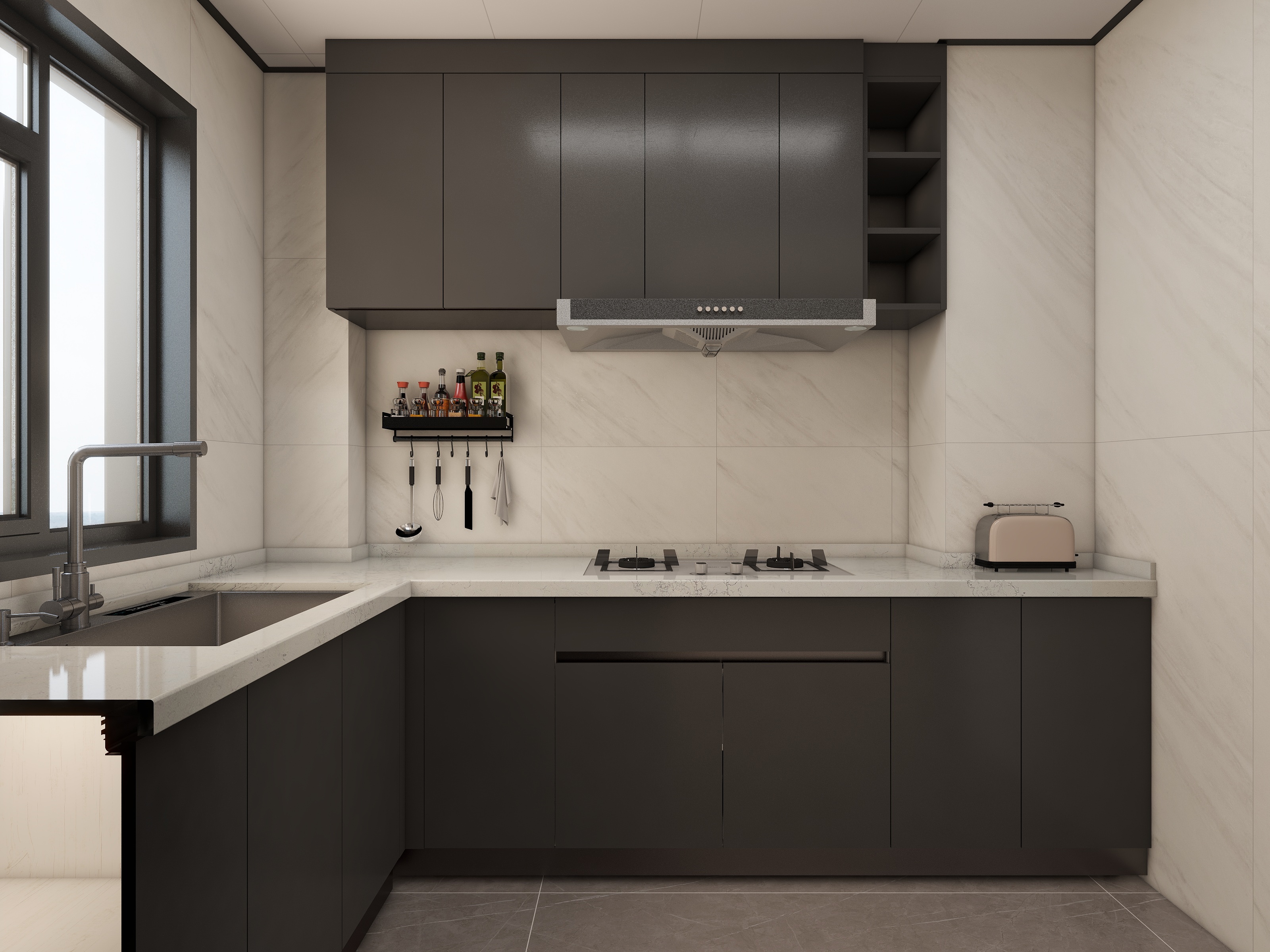 雲尚.装饰-碧珑湾81㎡3室-装修设计方案