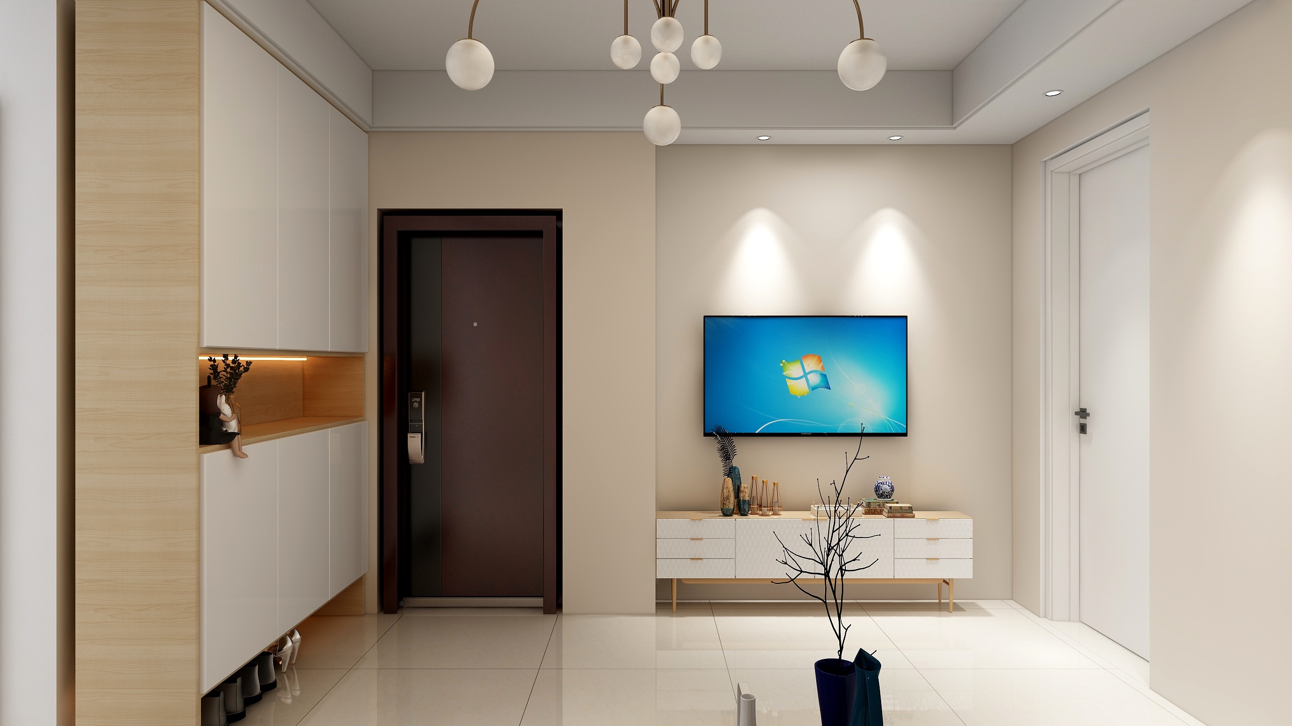 鑫佳装饰设计工作室-古兰社区64㎡2室-装修设计方案