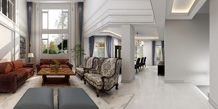 泰安店vip-五矿联排 E--5盖博庄园-装修设计方案