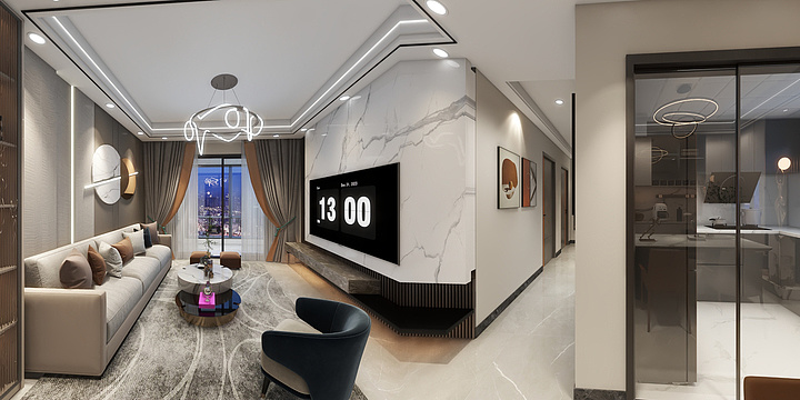 Mr小陈0-万达99平-装修设计方案