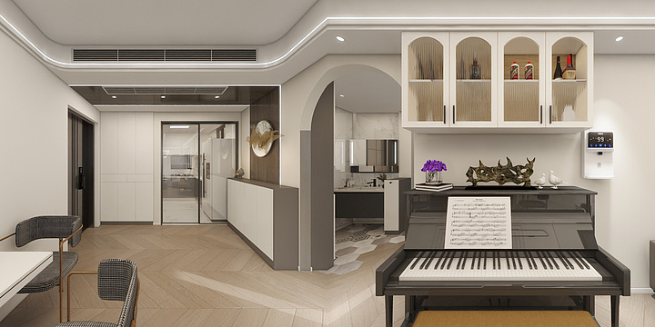 Designer-劉雄-新景南苑-7幢-1107-3-装修设计方案