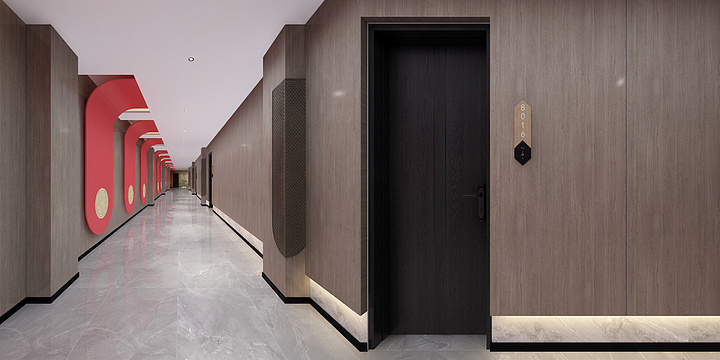 Simple张-二楼走廊-装修设计方案