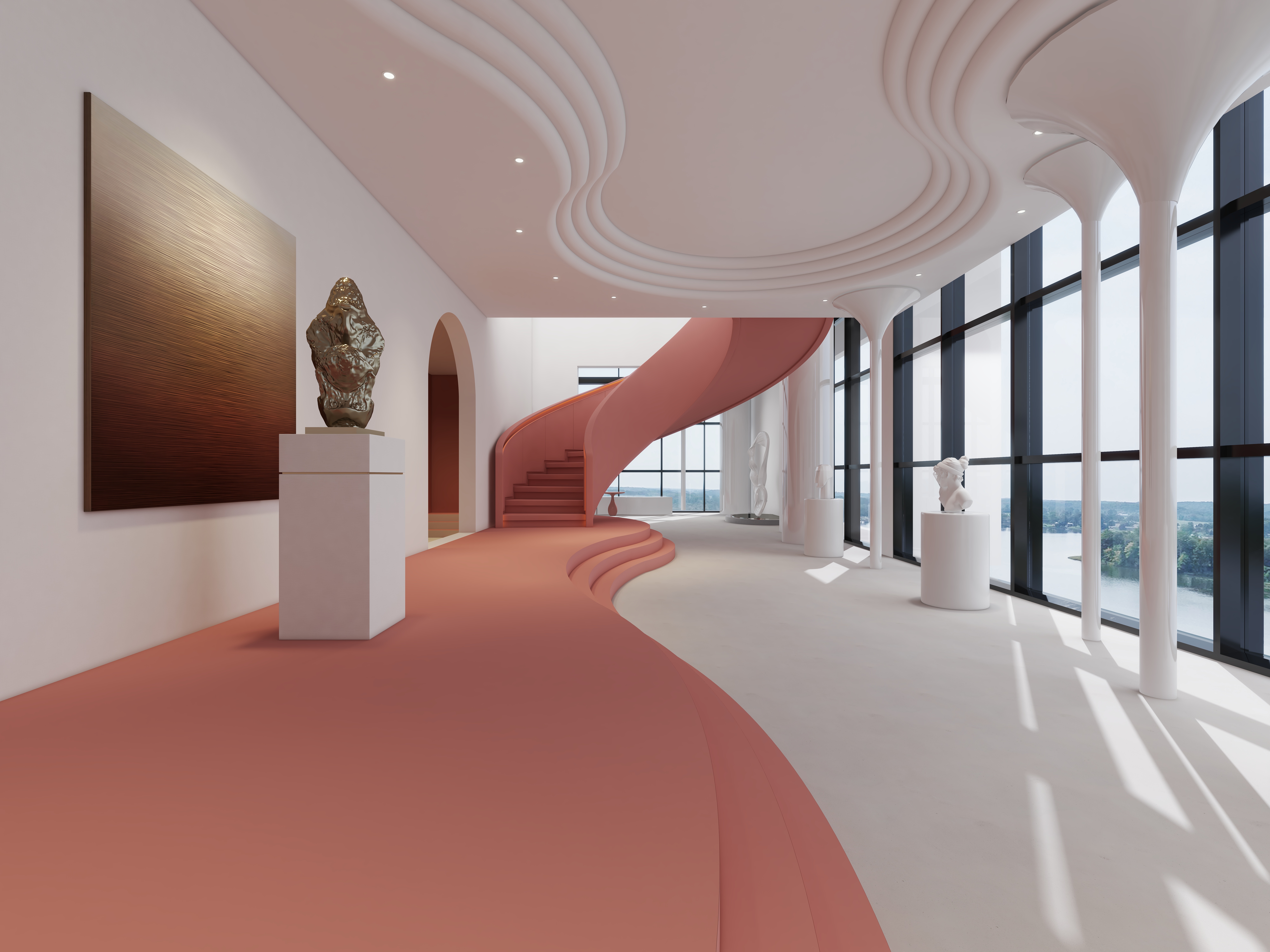 杨超全案-中江美术馆-装修设计方案