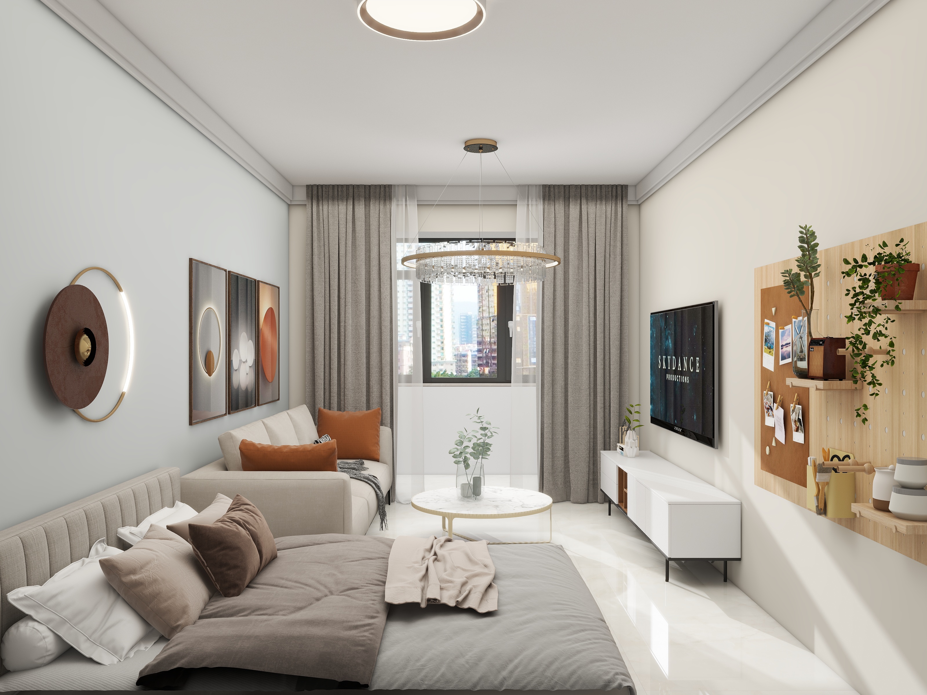 花看半开WVIa-60㎡现代简约-装修设计方案