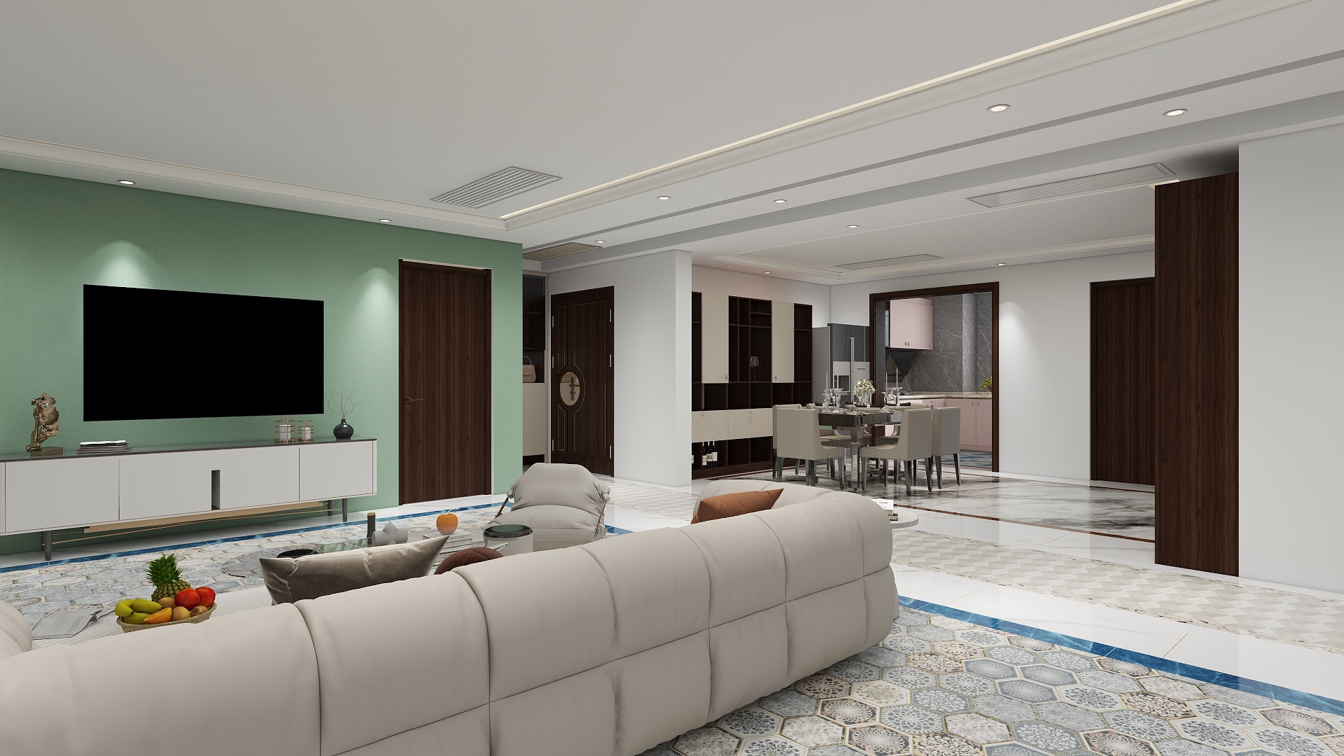 彼岸的阳光Sage-保利西湖林语189㎡4室-装修设计方案