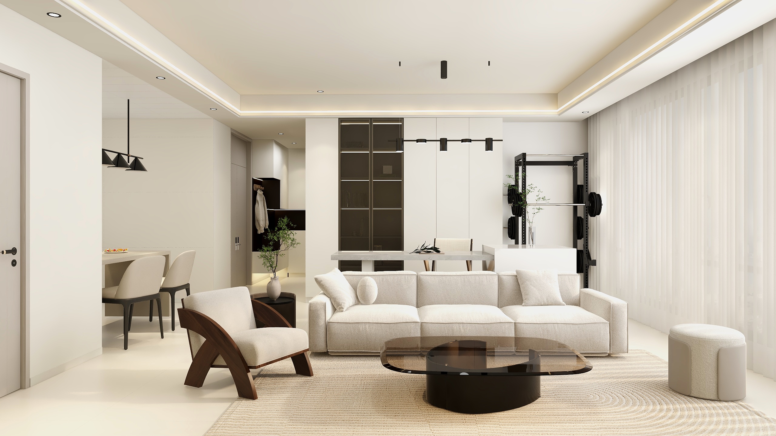 效果图希-鼎润华府-现代简约-装修设计方案