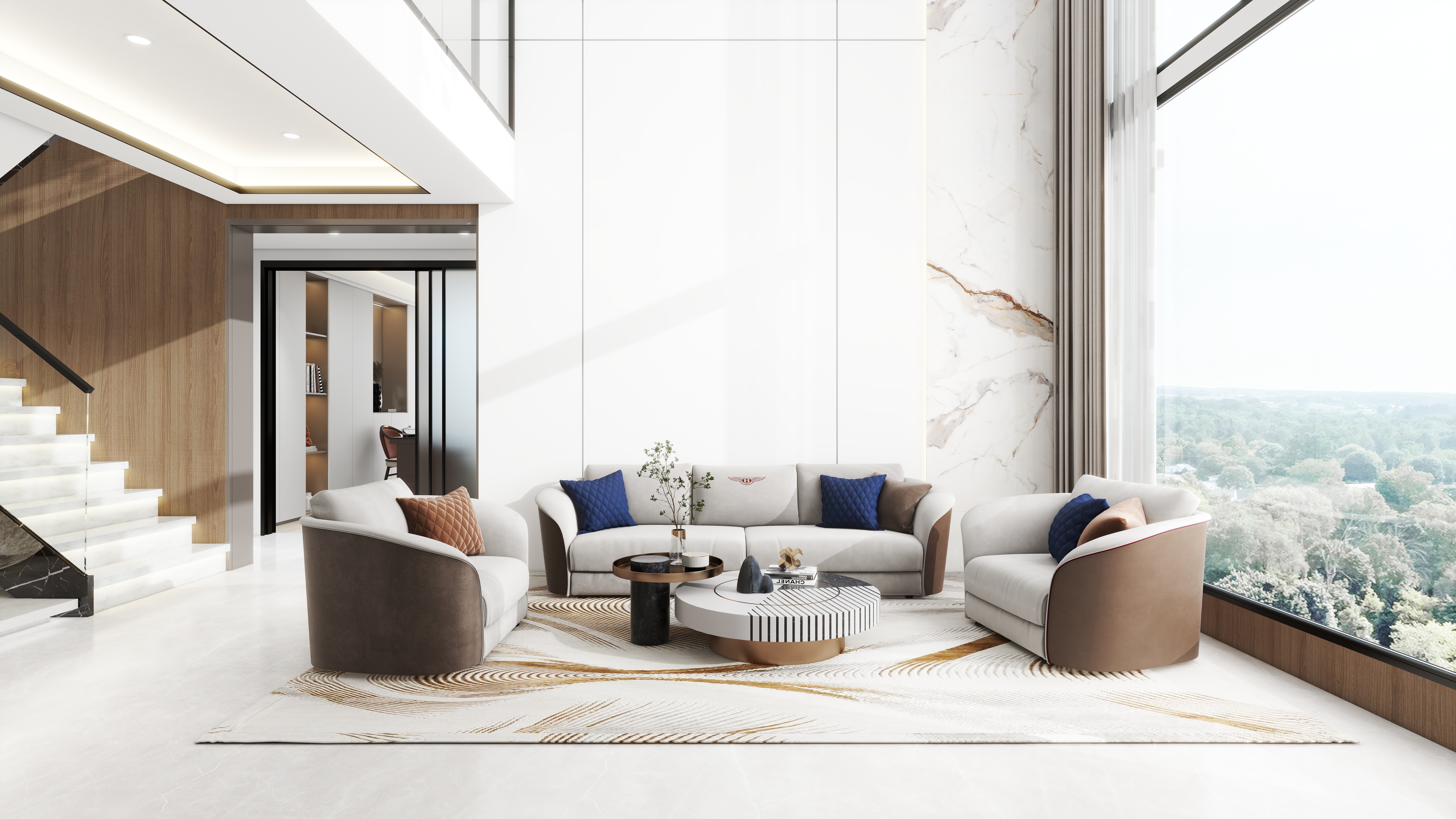 四俊整装苏欢欢-复式现代轻奢风-装修设计方案