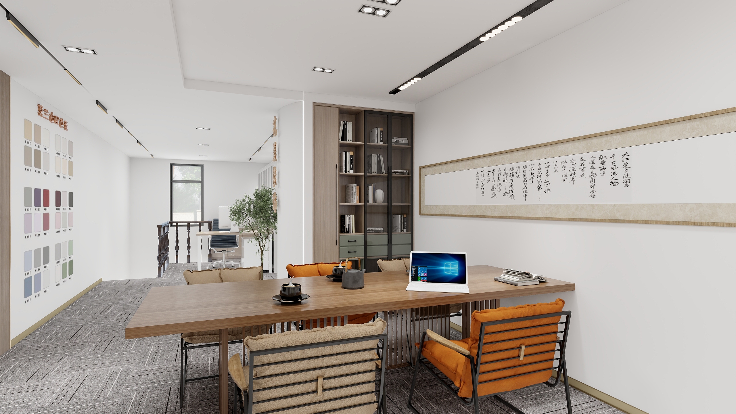 陈晓设计师-ym公司办公室.dwg-装修设计方案