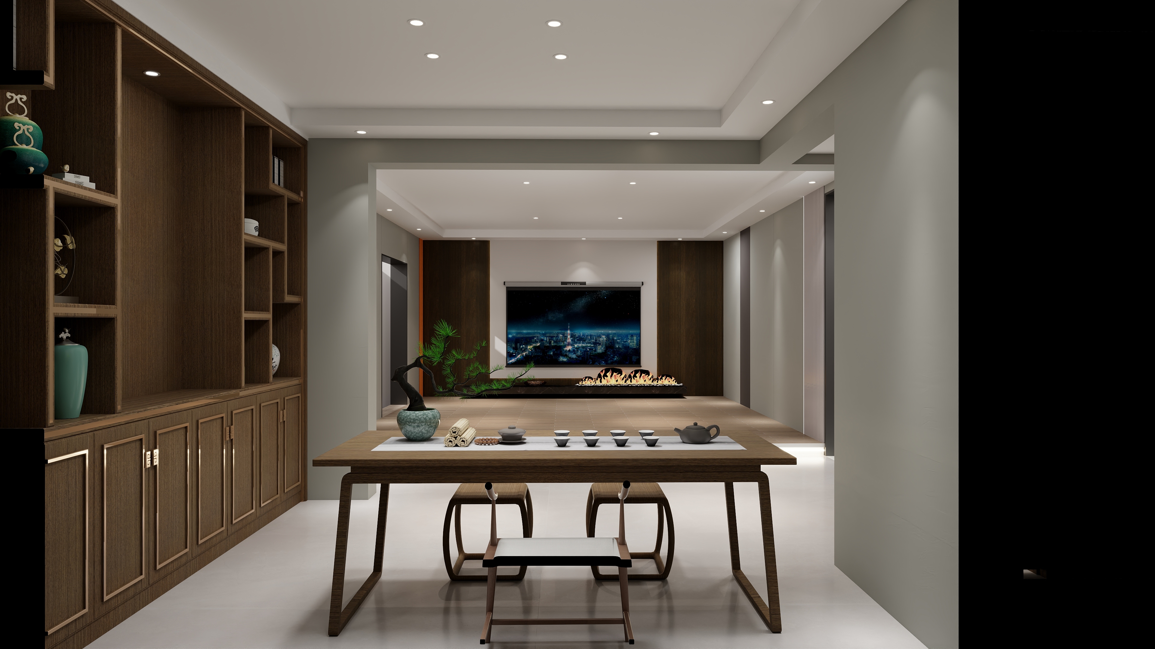 ds308-一景阁1一1一101方案-装修设计方案