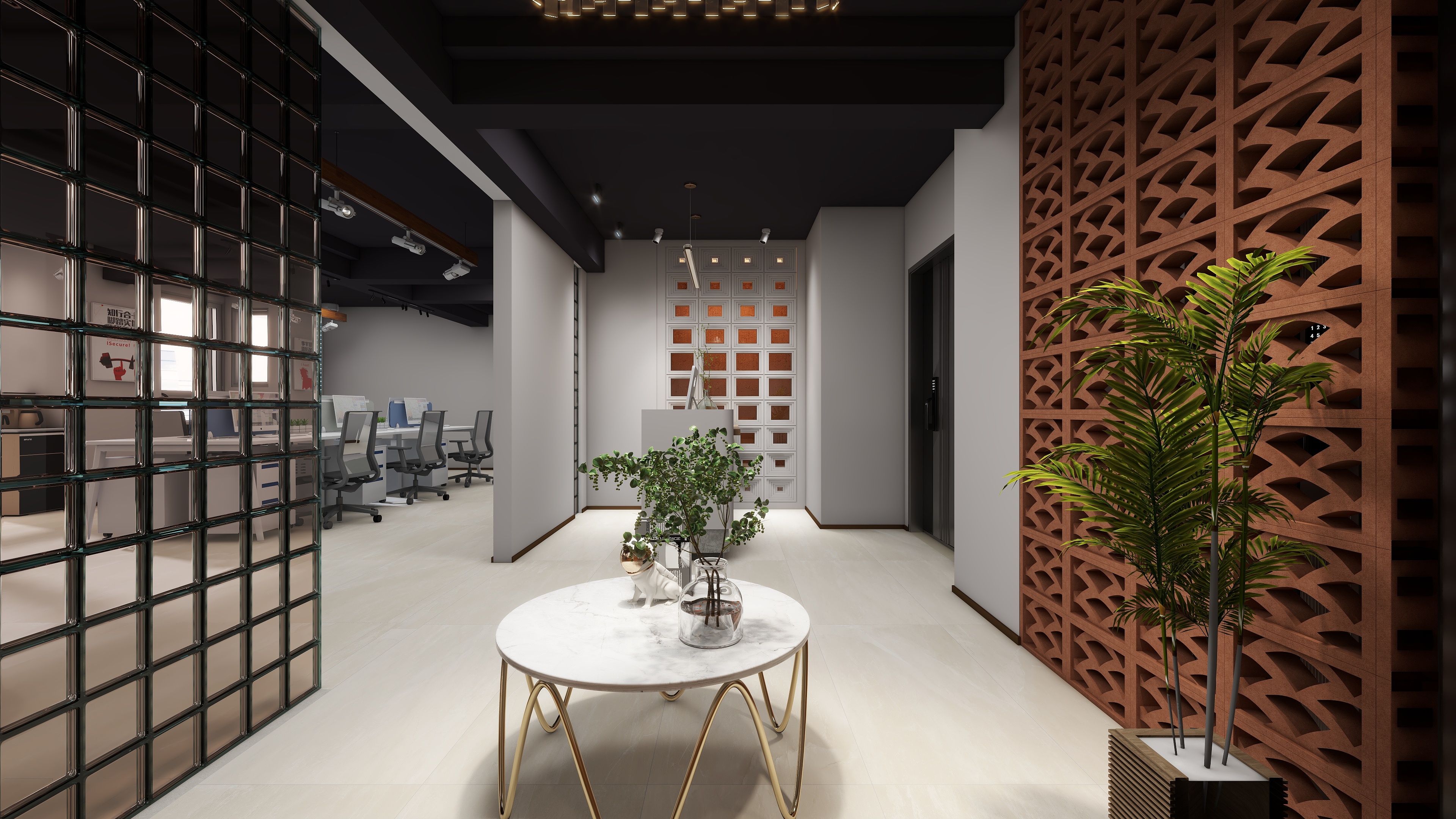 設計.龍飛-中山国际LOFT办公室-装修设计方案
