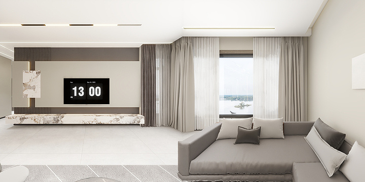 张开钰-蓝山沈总145效果图第一稿-装修设计方案