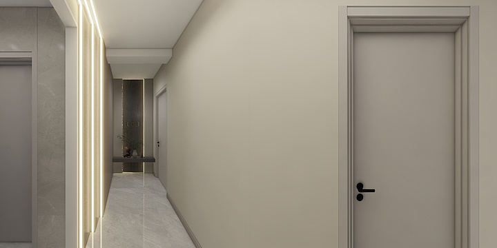 张开钰-蓝山19楼轻奢效果图-装修设计方案