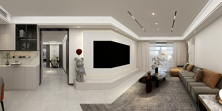 千翼设计灵灵-新世界阳光花158-装修设计方案