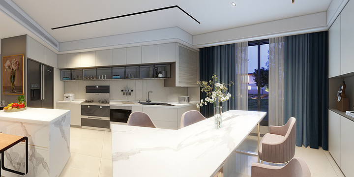 皇城1-A2户型效果-副本-装修设计方案