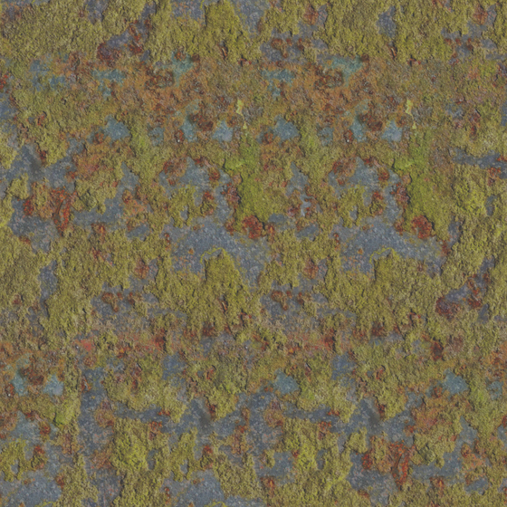 Metal-Corrosion 3D Model in Green