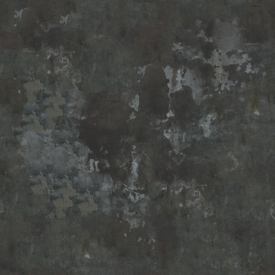 Gray Metal Corrosion 3D Model for Industrial Design