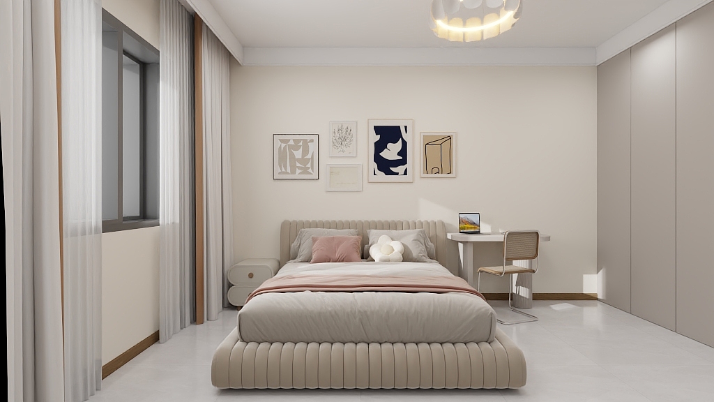 o谢洋洋-奶油风-装修设计方案