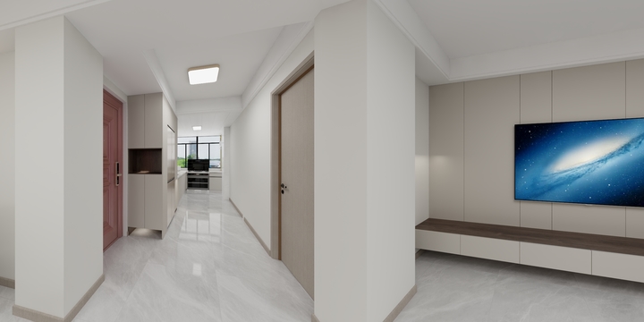 刘虎囝设计-轩雨公寓-装修设计方案