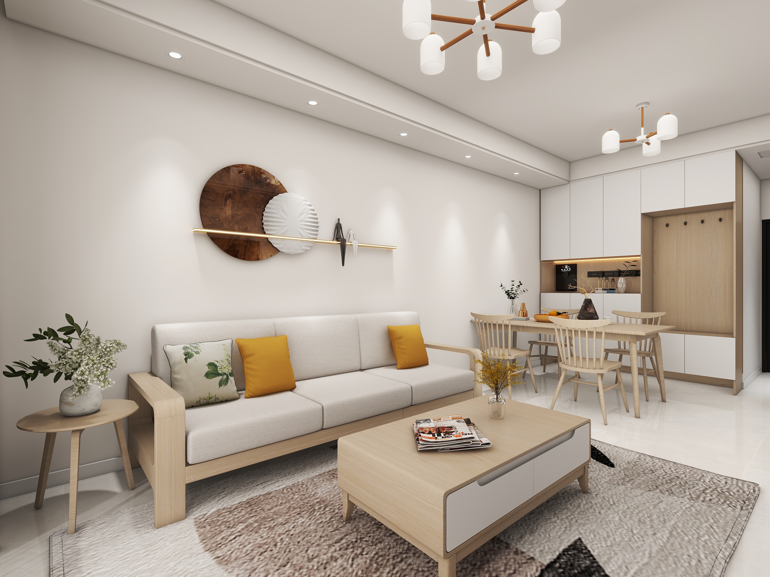 全案设计师麒麟-海德公园81㎡3室-装修设计方案