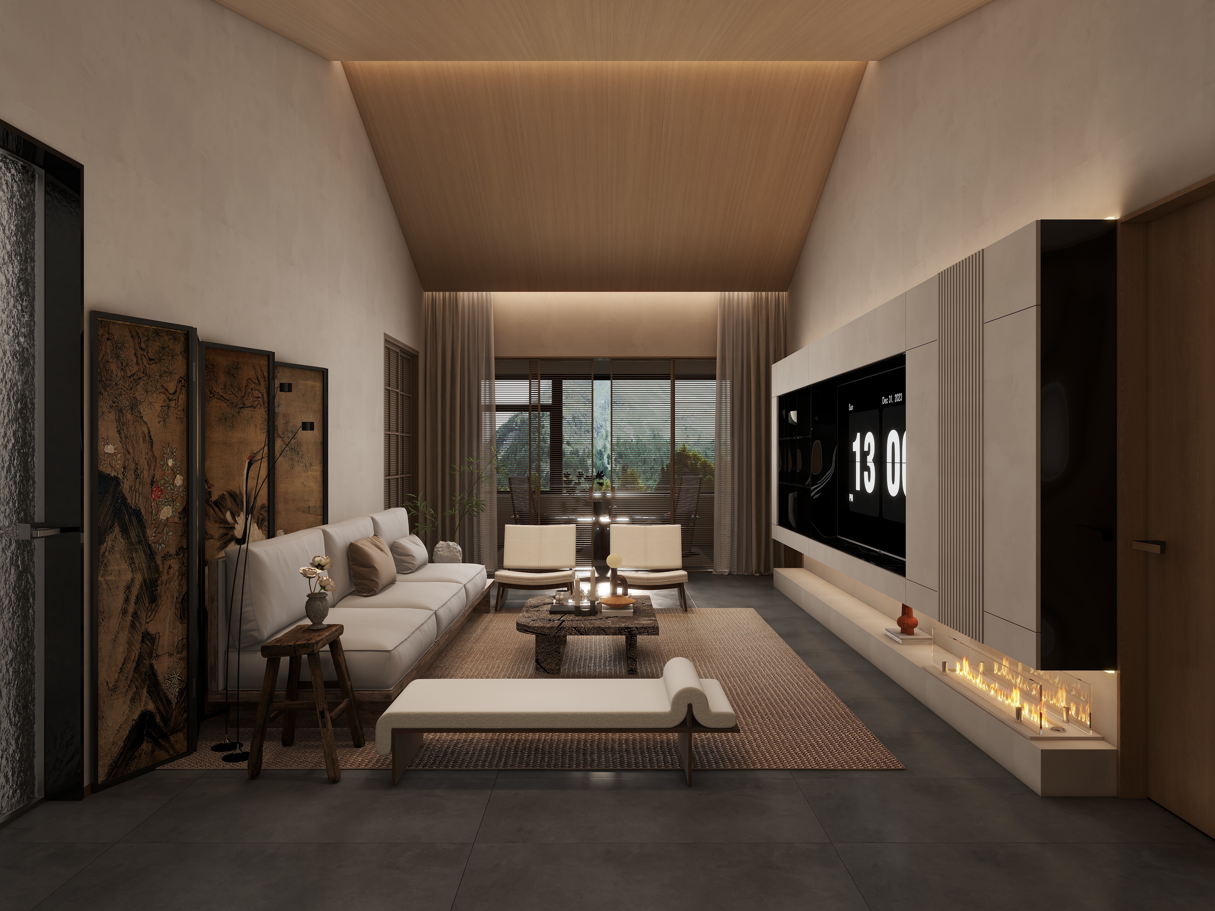 YuanNau-伏羲山自建房一三层-装修设计方案