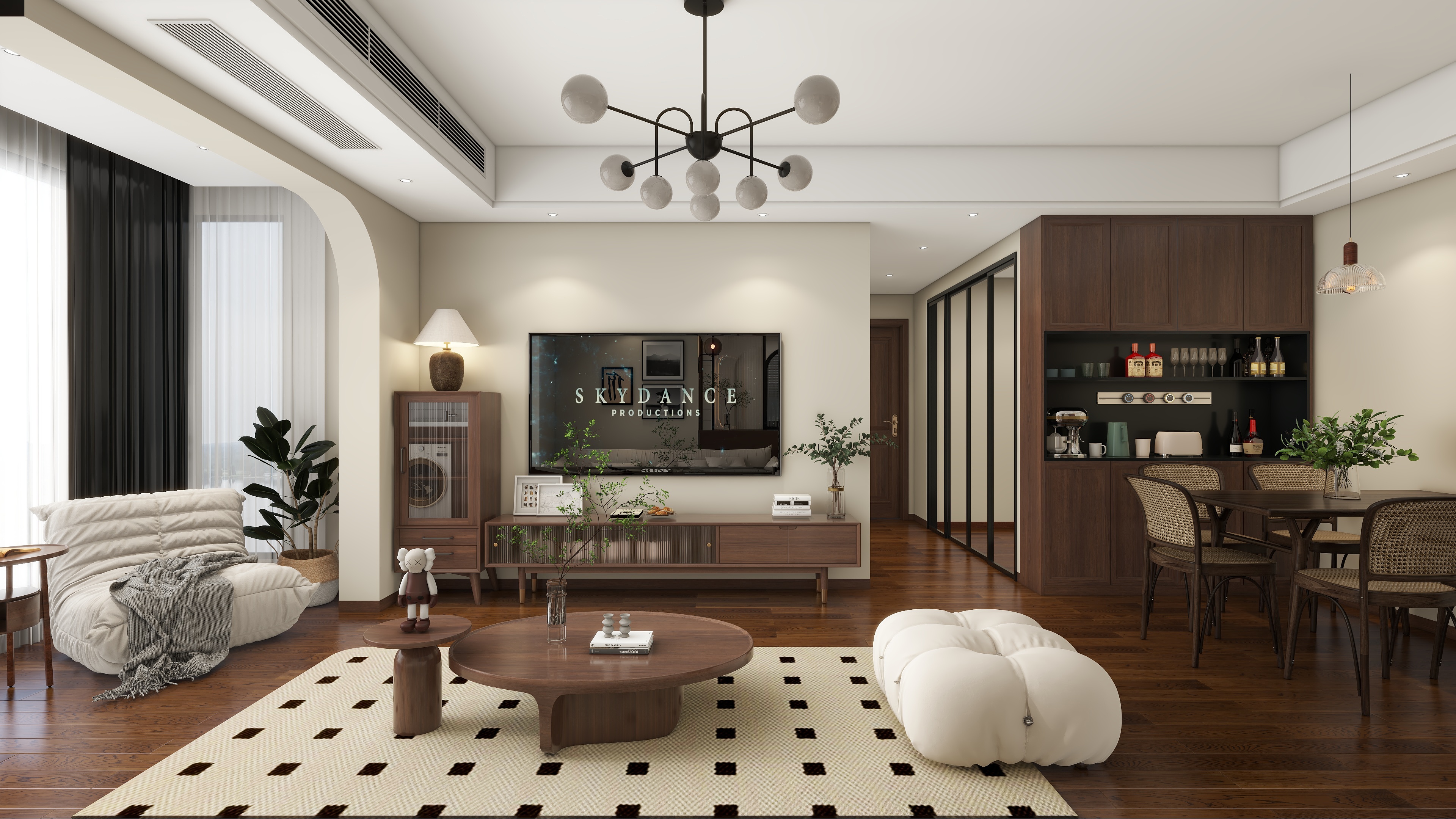 杨勇师兄-125㎡4室装修效果图