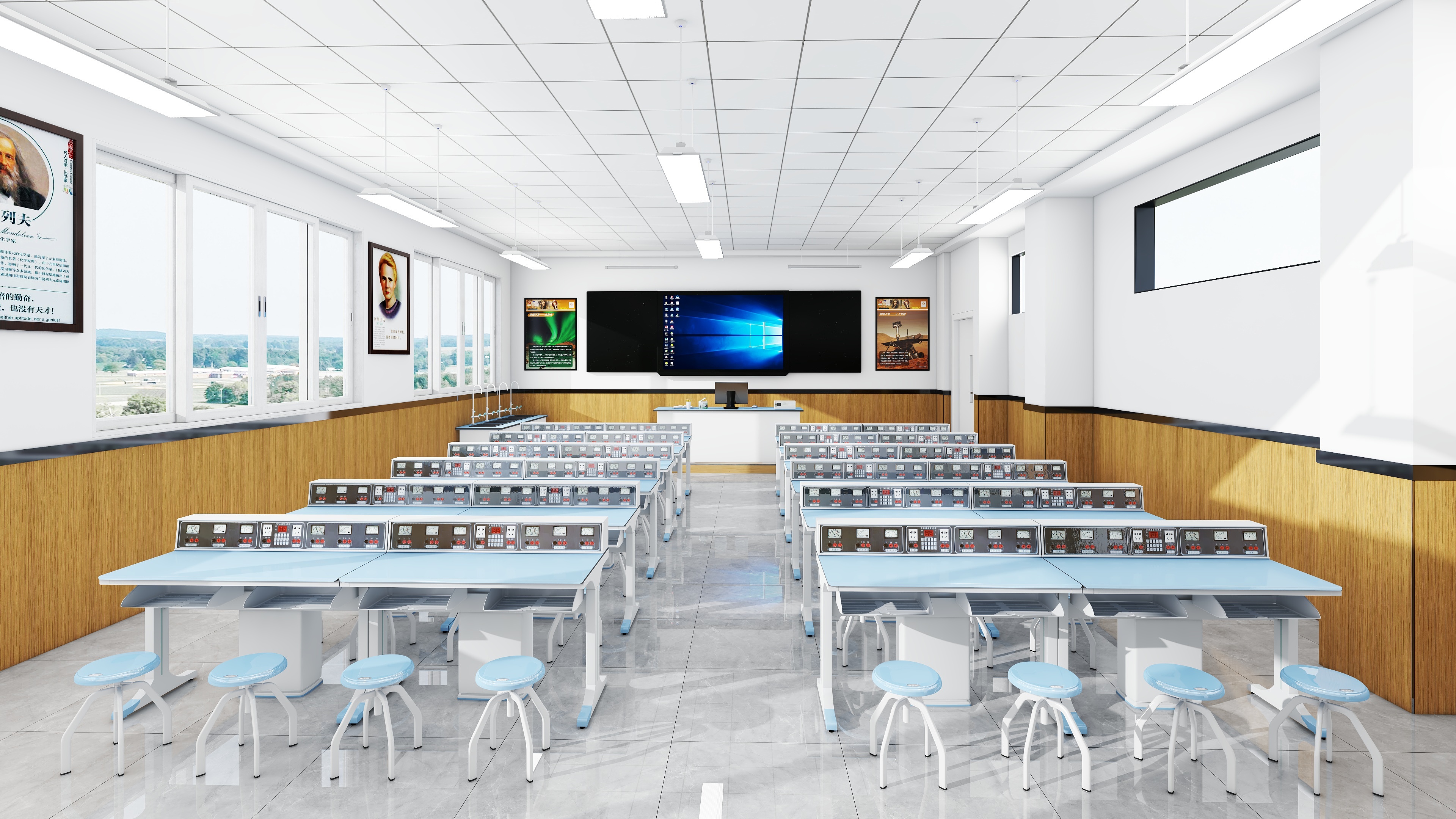 浙江康贝doBn-物理电学实验室-装修设计方案