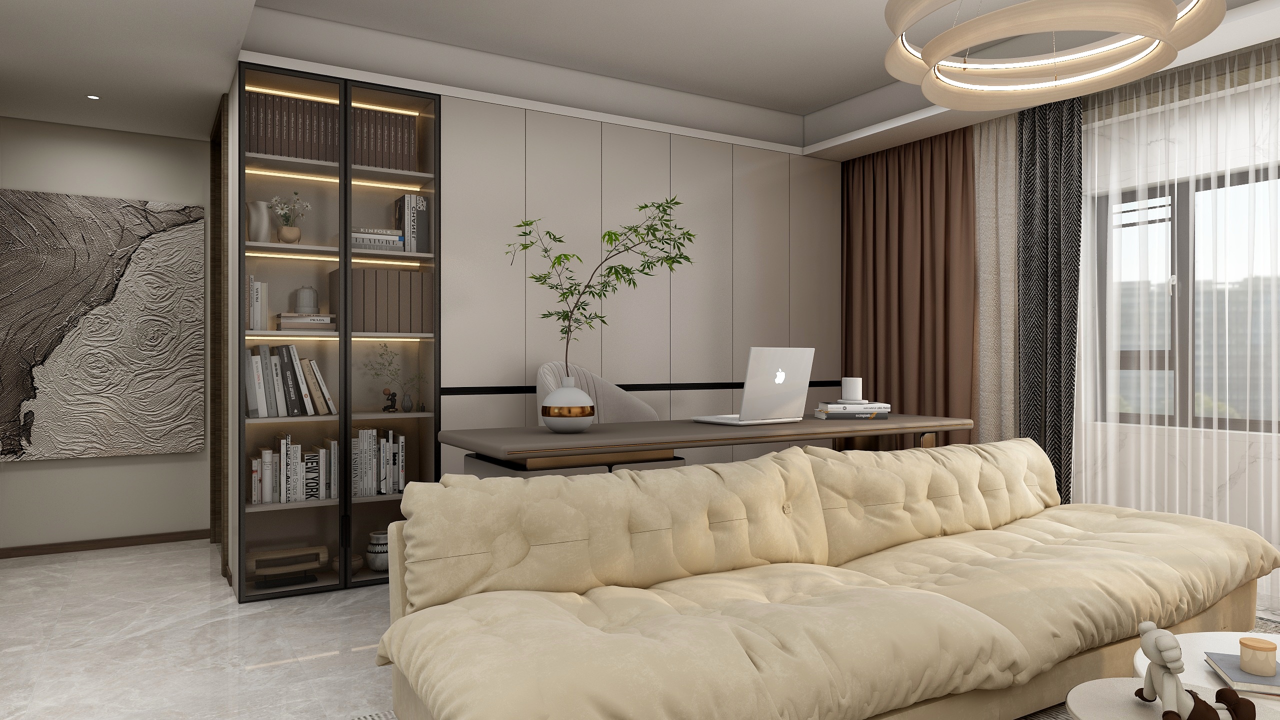 清禾月五-招商滨河府111㎡3室-装修设计方案