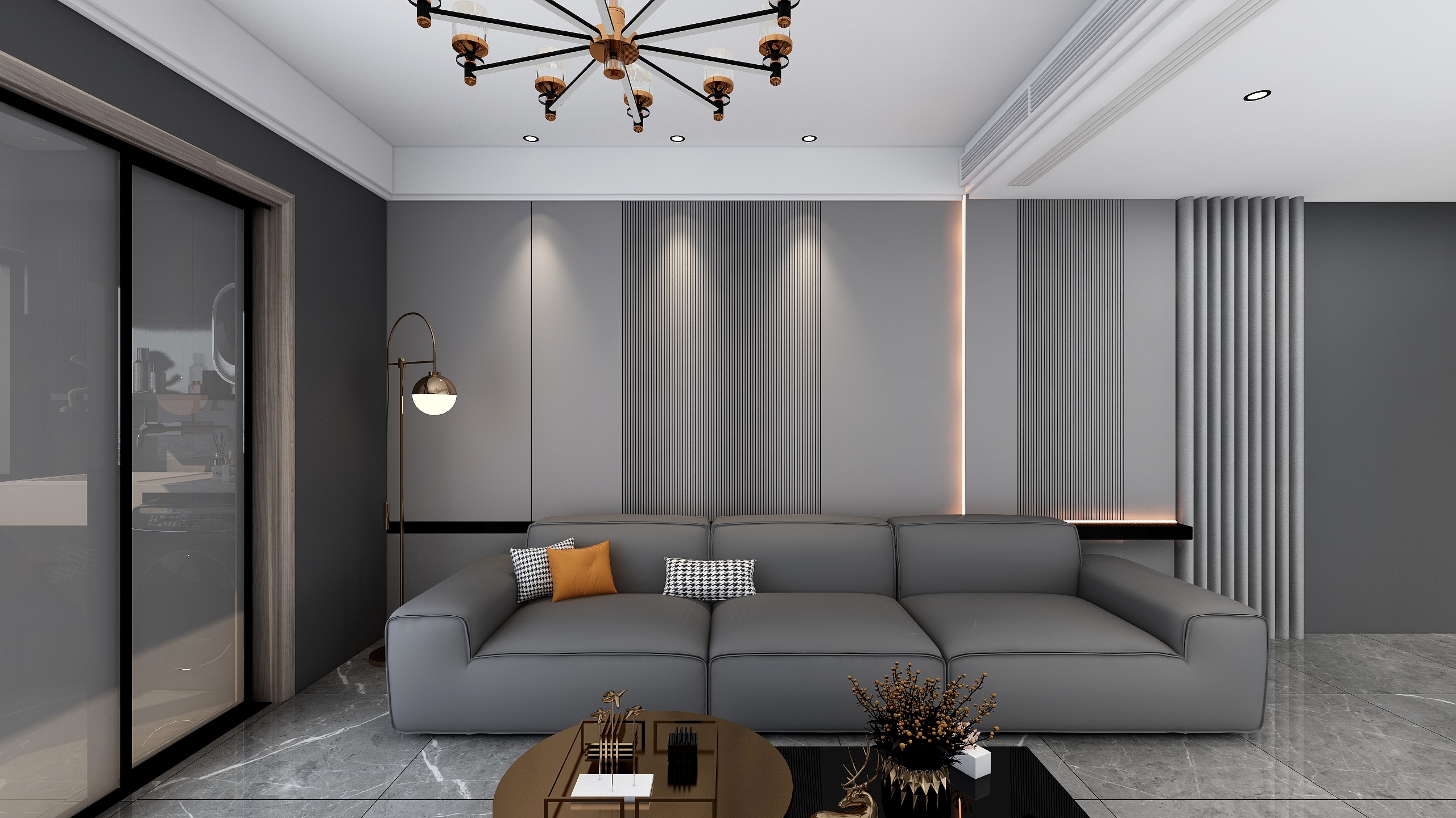 鑫佳装饰设计工作室-晋阳壹号院112㎡3室-装修设计方案