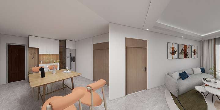 柏伦家具MxPp-小区房113㎡2室-装修设计方案