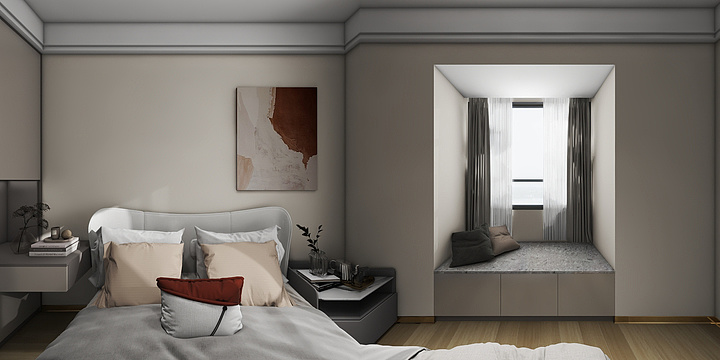 设计小阿飞-宜昌宜化巴黎香颂现代-装修设计方案