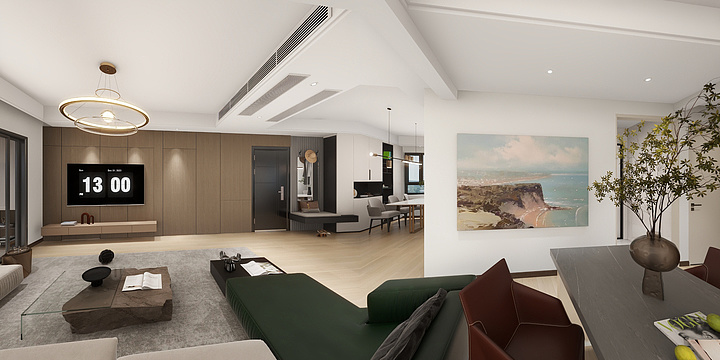 Hi-P设计-御景新城21号01户型-装修设计方案