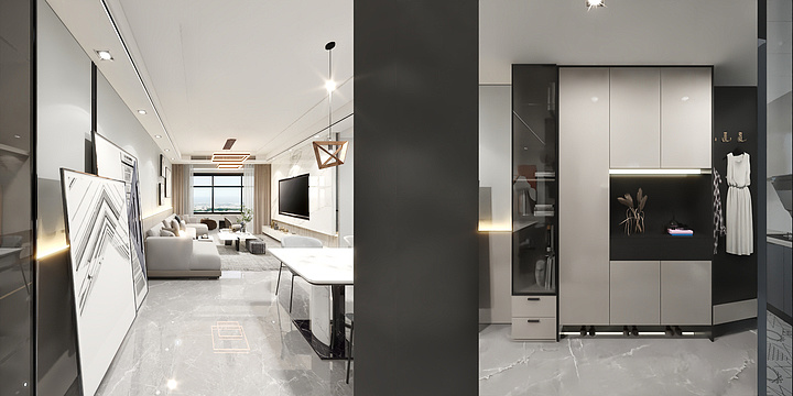 -Amazing-户型3现代风格-装修设计方案