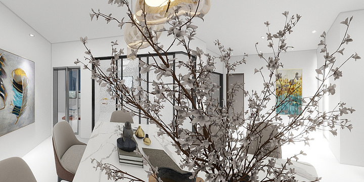 桂哥设计-鸿坤理想湾48单元-装修设计方案