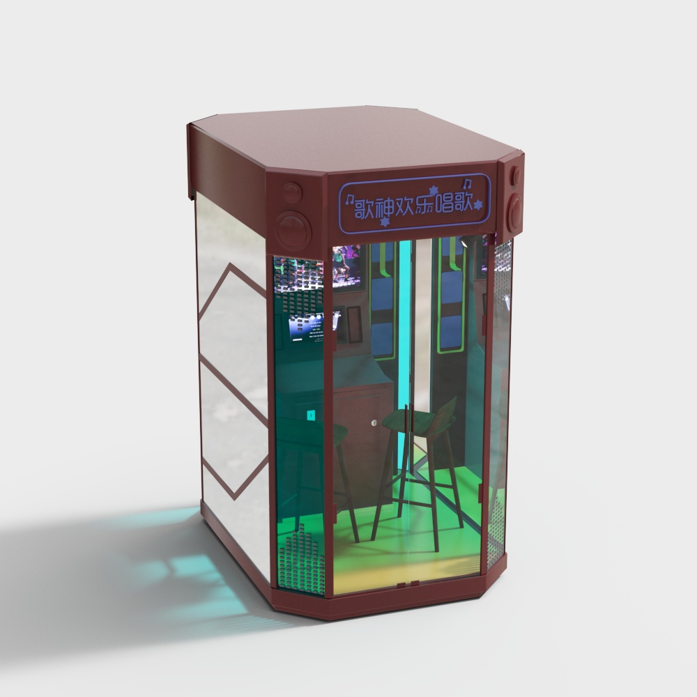 唱歌房3D模型