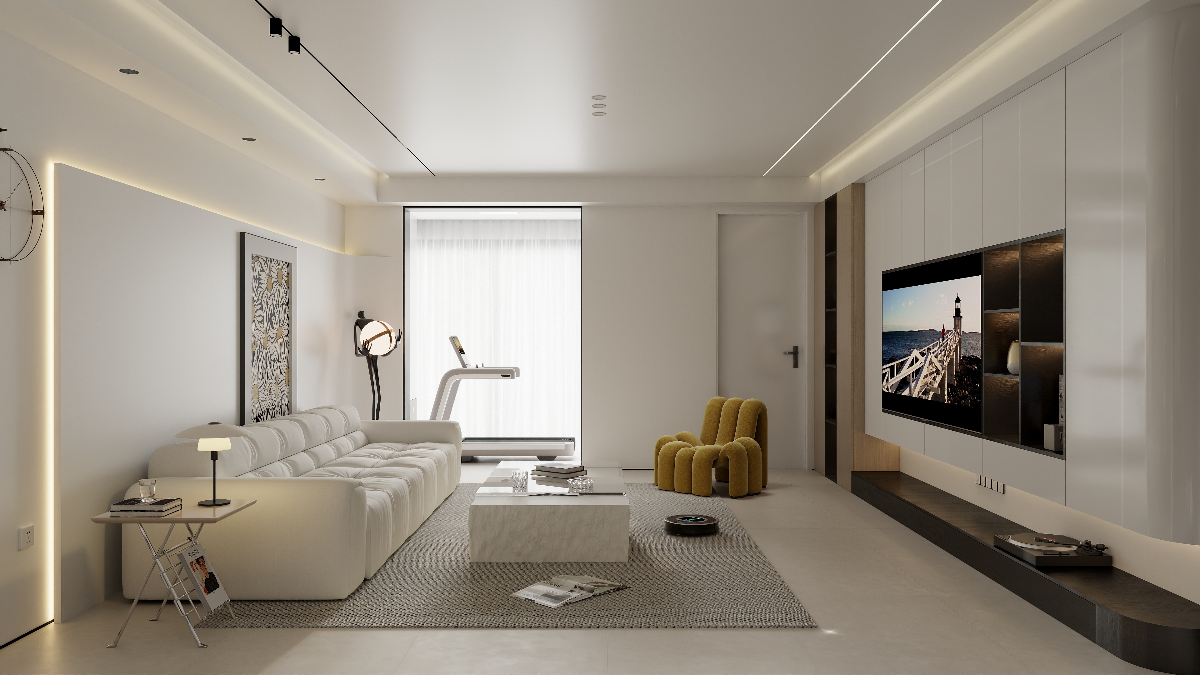 常科-《西成忆树》奶油极简｜北京石景山住宅-装修设计方案