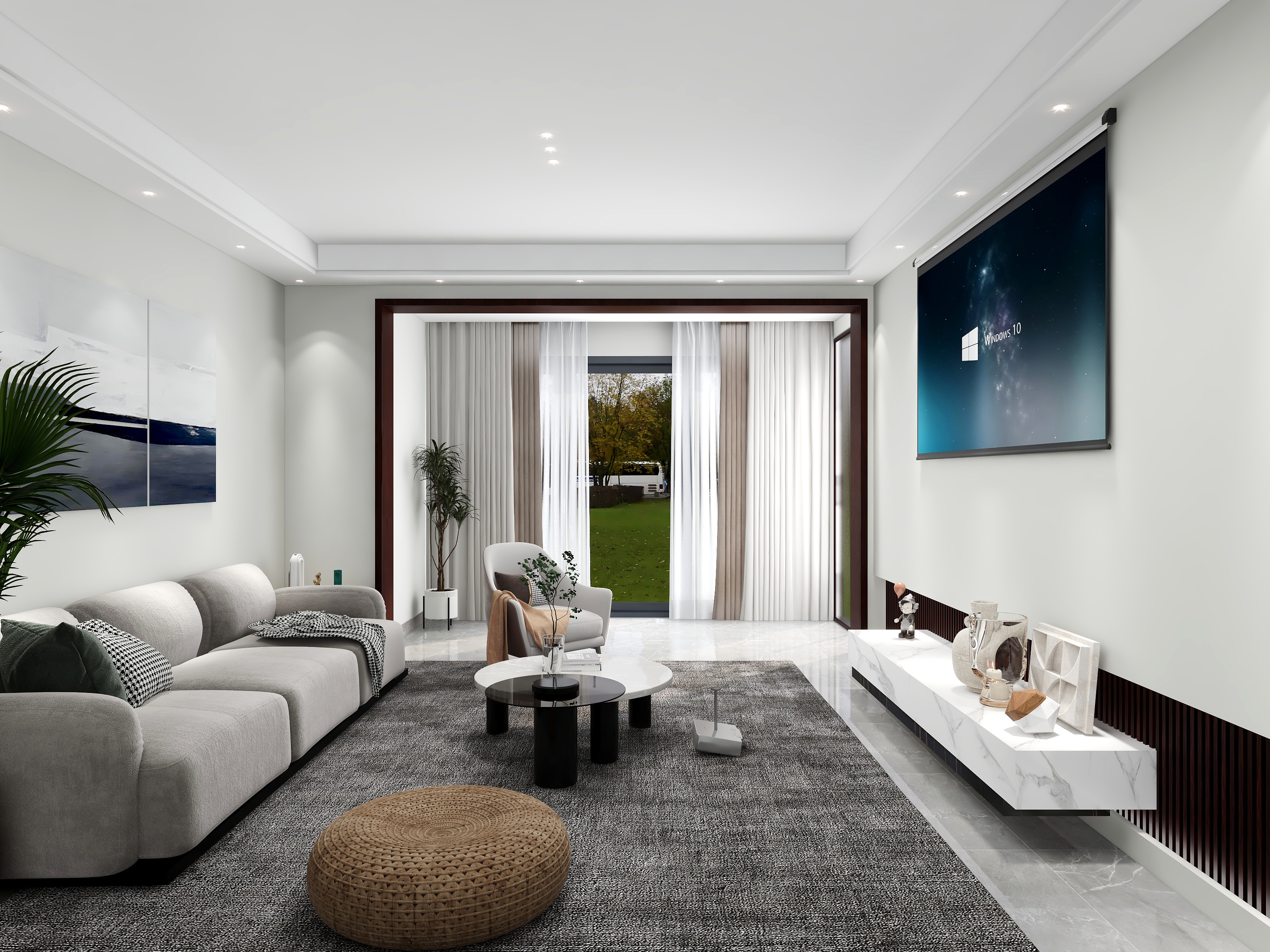 张路晴-86㎡1室-装修设计方案