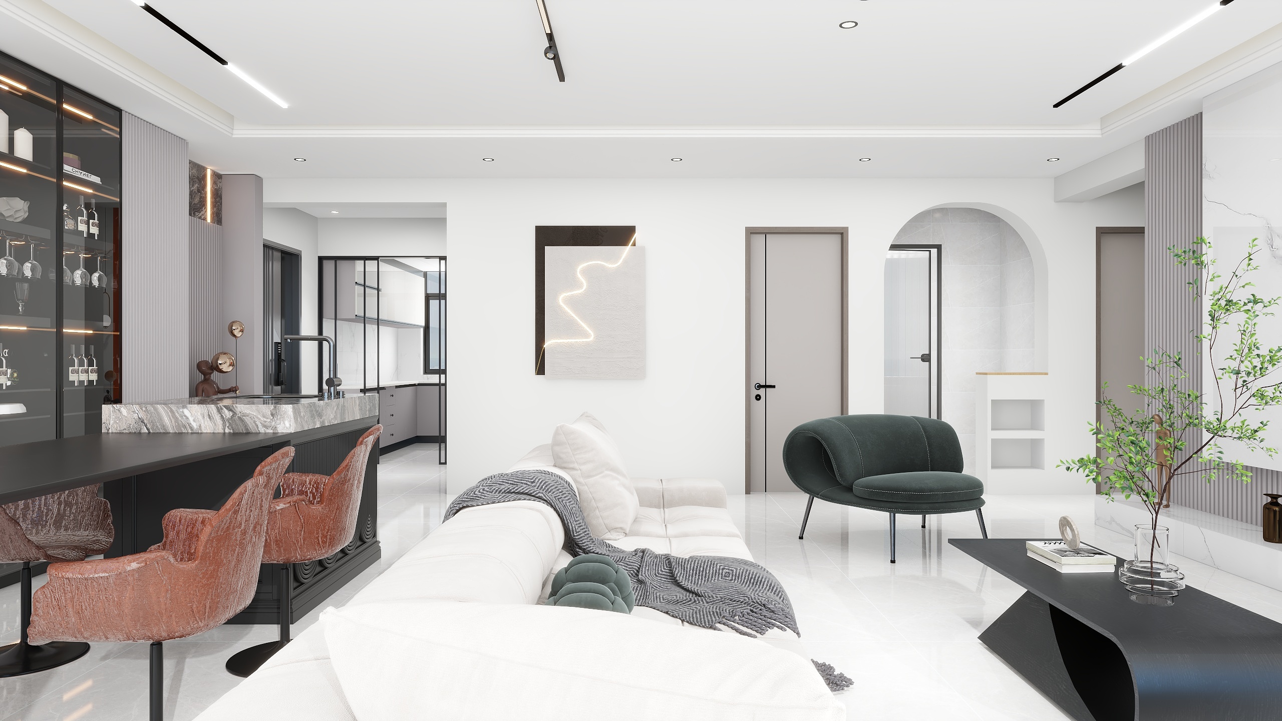 刘某人室内设计-新华联汪女士雅居156-装修设计方案