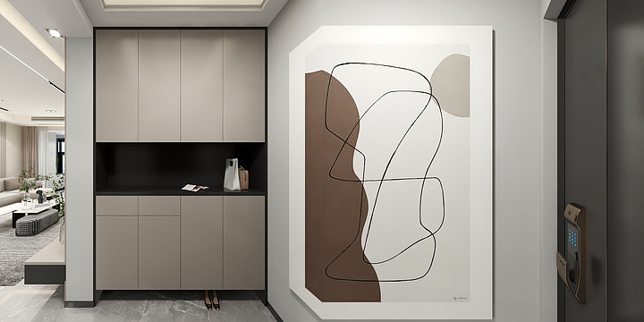 -Amazing-户型1现代风格-装修设计方案