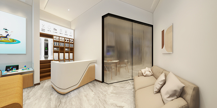 設計部-庄寨手机专卖店.dxf-装修设计方案