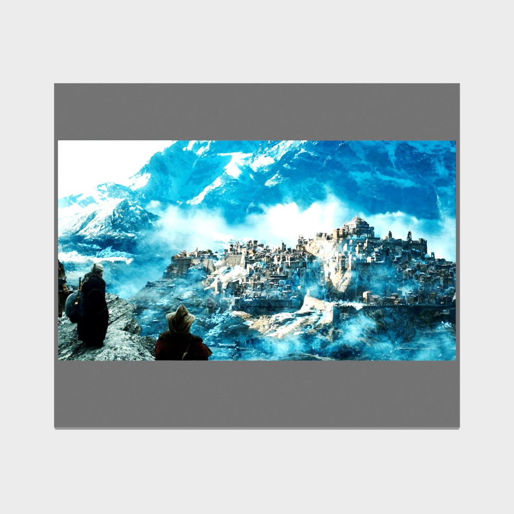 电影院放映厅荧幕3D模型