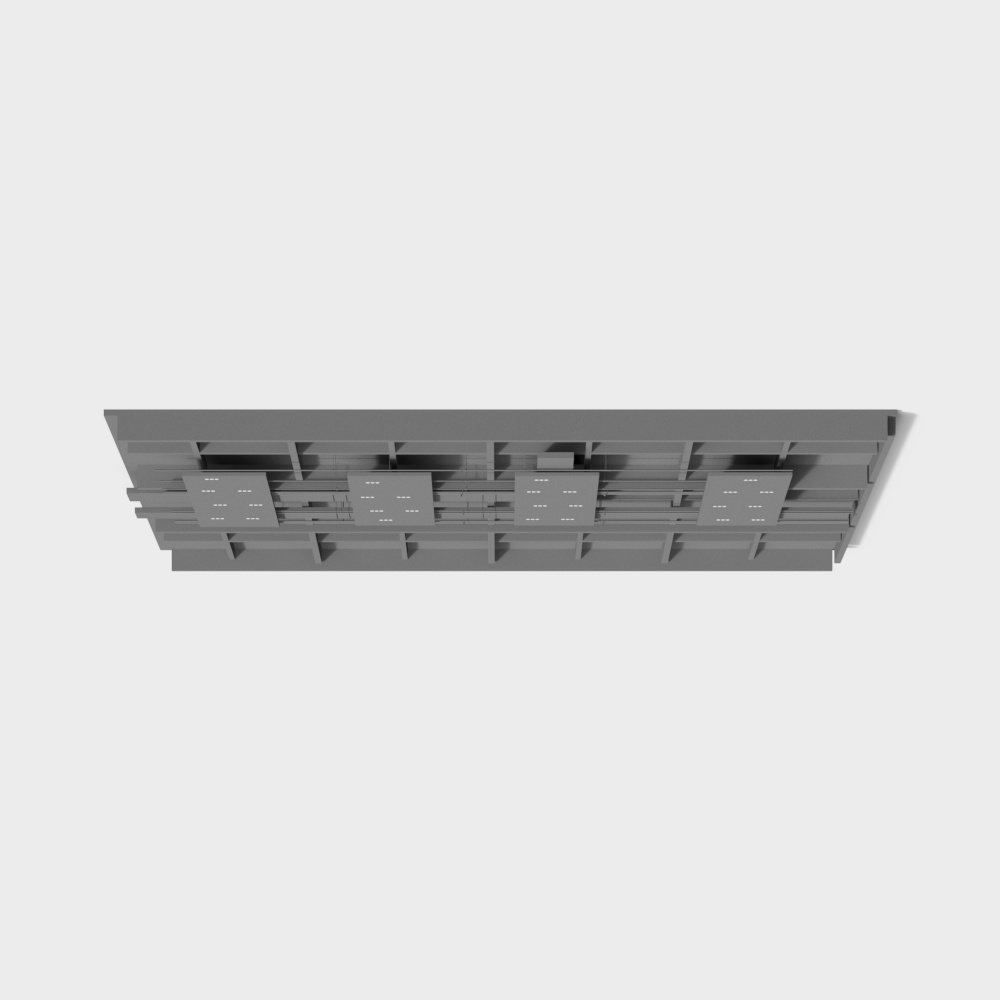 电影院大厅吊顶3D模型