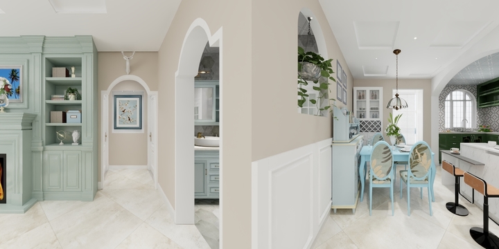 晴朗Nice-美式简约田园混搭 2-装修设计方案