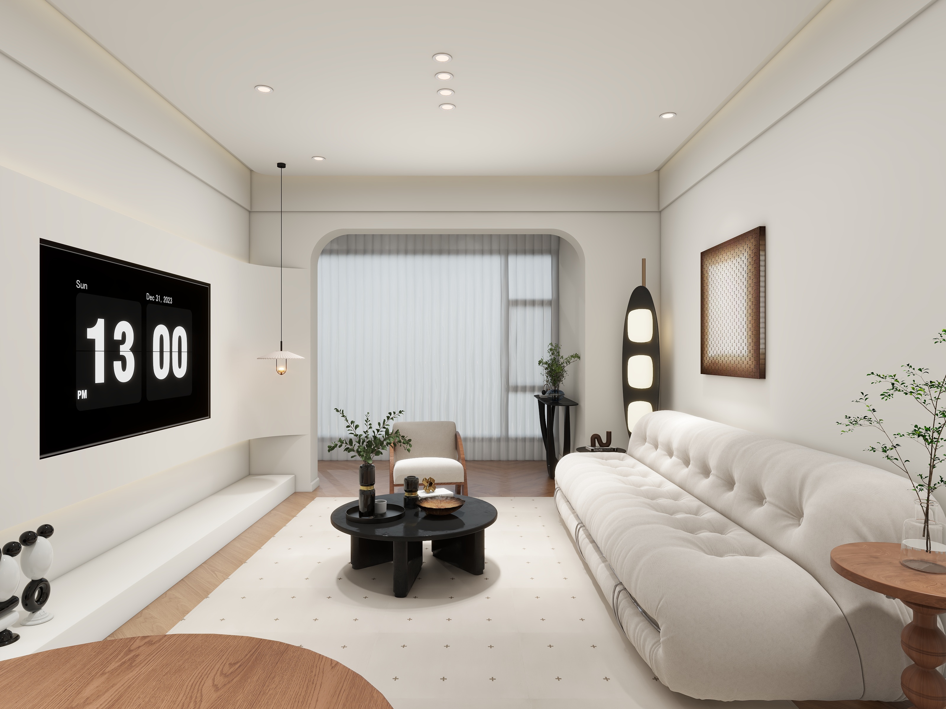 恰逢花开sIhf-2023-0829-奶油中古-装修设计方案