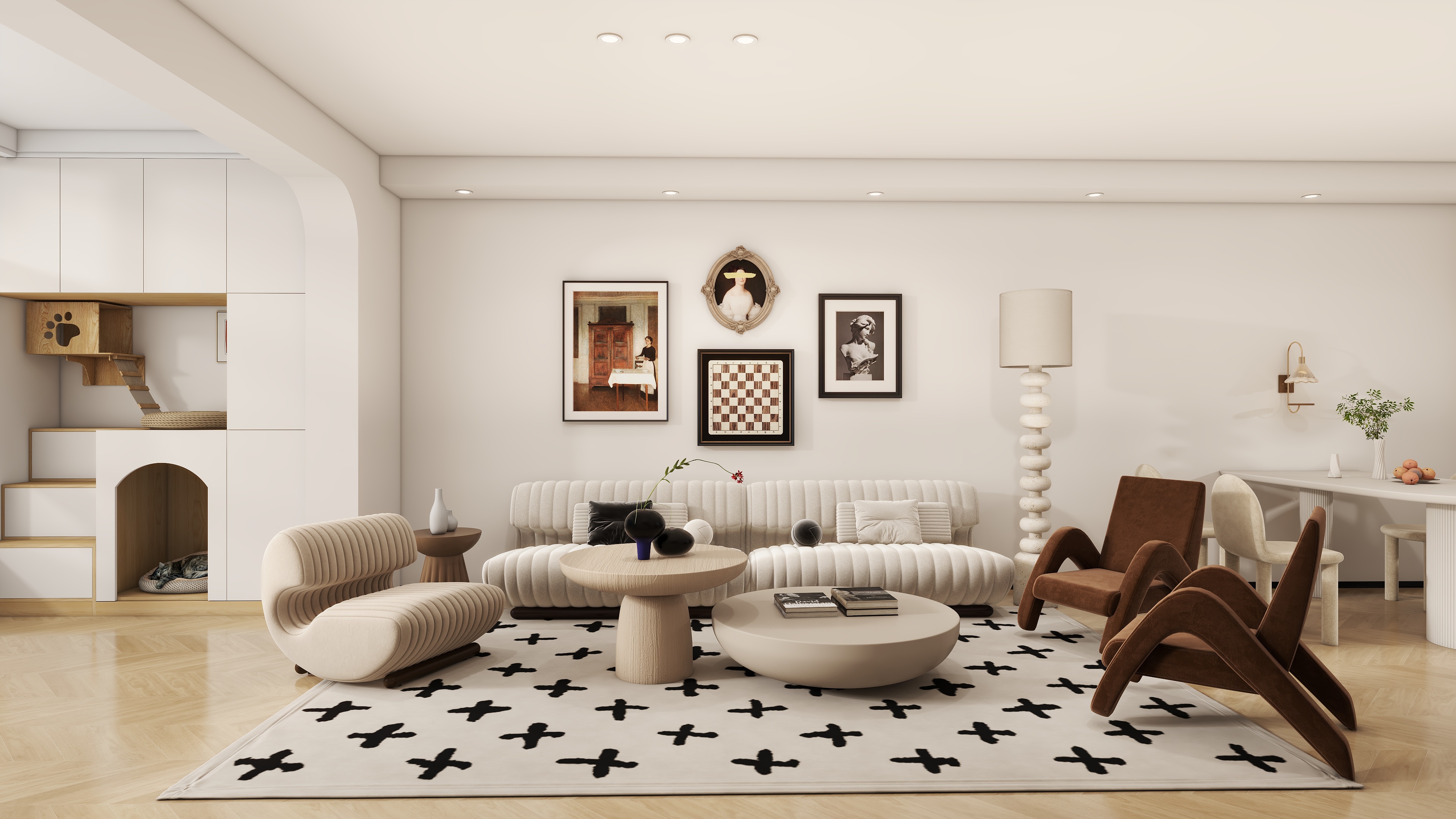 太阳VWBW-121㎡3室装修效果图