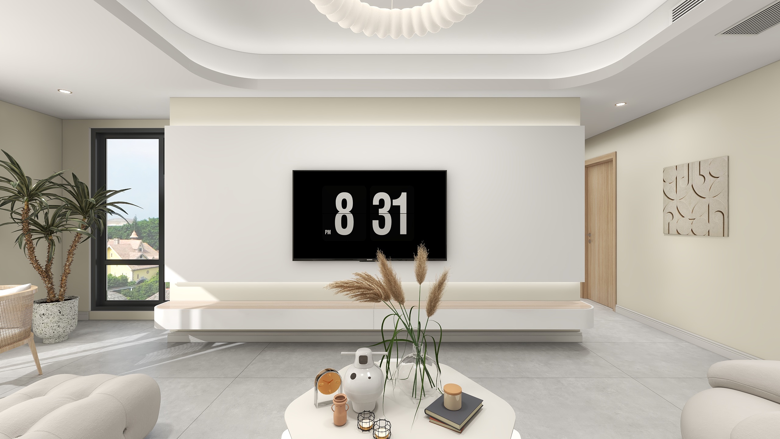 与立设计-段府|治愈奶油风-装修设计方案