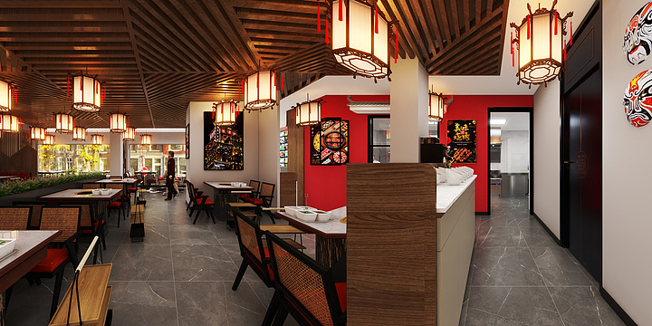 DesignHT-火锅店-装修设计方案